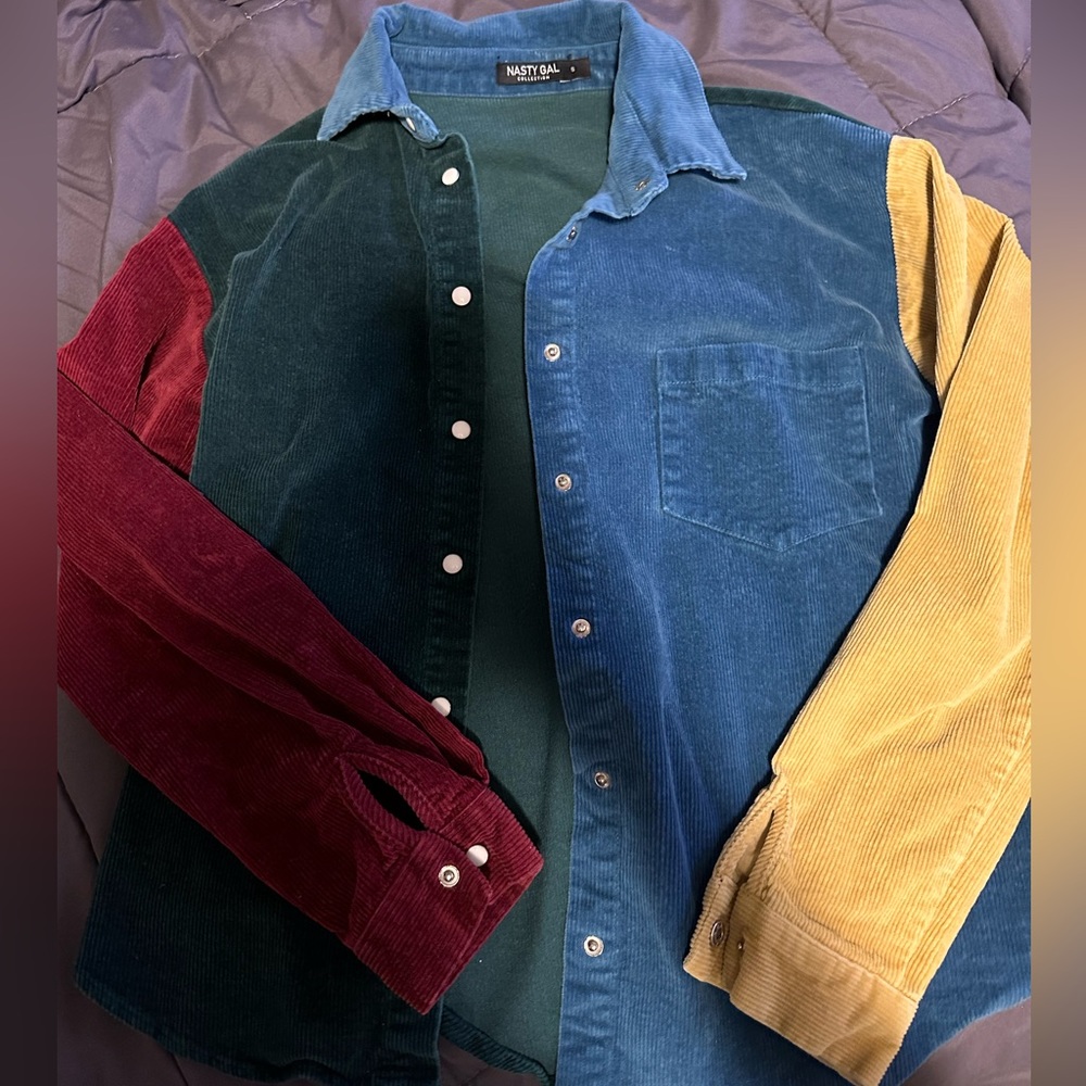 Nasty Gal corduroy button up